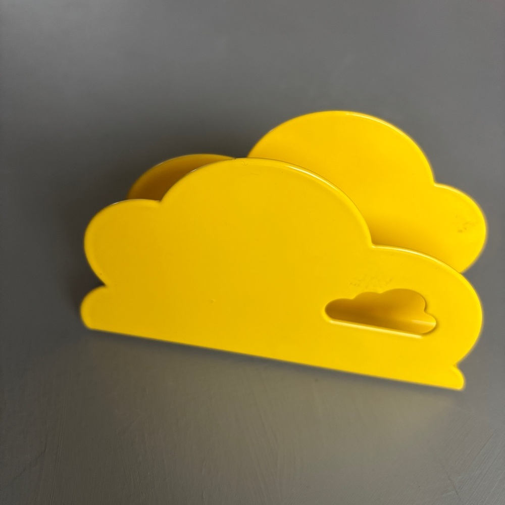 Vintage IKEA Yellow Cloud Napkin Holder - Picture 2 of 7